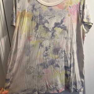 TORRID Women's Super Soft Knits T-Shirt, Tie Dye Stars - Size 2 / 2X